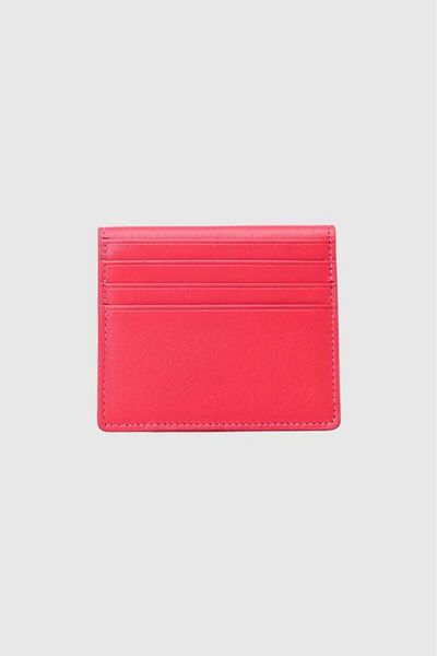 Grande Men's Fuchsia Card Holder Wallet - Genuine Leather 762