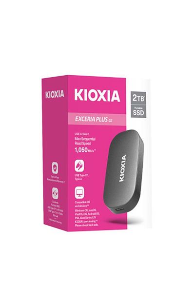 Kioxia Kioxia Exceria Plus G2 USB 3.2 2Tb - 1050/1000 Lxd20K002Tg8