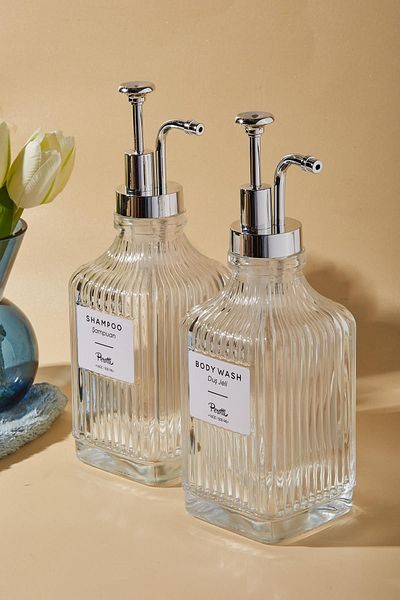 Mirilliahome Σετ σαμπουάν, μαλακτικού και σαπουνιού Clear Glass - 500 m