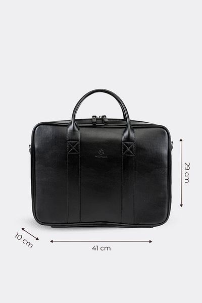 MORCA Macbook Organizer Laptop Briefcase 15.6" & 16" Inch Black