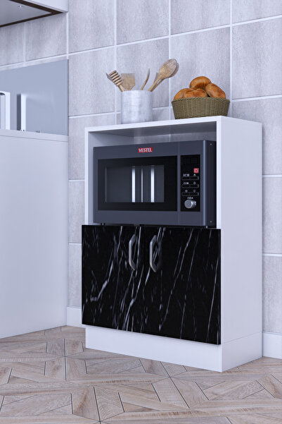 moka park avm 2 Kapaklı Geniş Raflı Çok Amaçlı Mikrodalga Fırın Dolabı