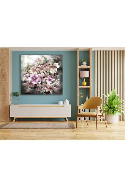 bestablo Διακοσμητικά λουλούδια ζωγραφική σε καμβά