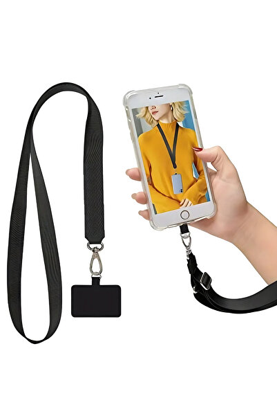 excarpin Tüm Telefon Modellerine Uyumlu Siyah Telefon Ve Personel Kart Tutucu...