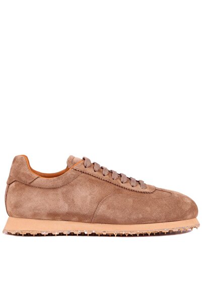 Shoetyle - Tan Genuine Suede Lace-Up Men's Casual Shoes 666-109