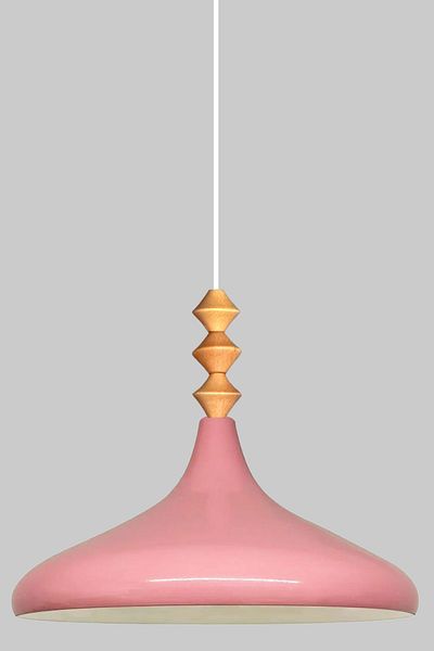 Bamyum Champion 35 cm Hängelampe Metall E27 Rosa