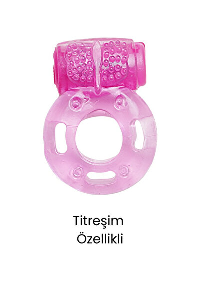 LOVETOY Güçlü Titreşimli Silikon Penis Halkası Penis Yüzüğü