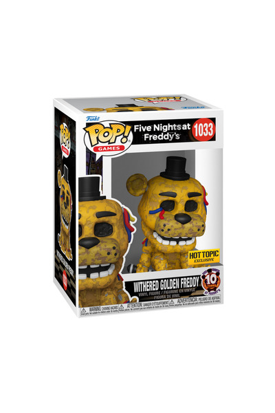 Funko POP Games: Five Nights at Freddy's - Withered Golden Freddy Special Edi...