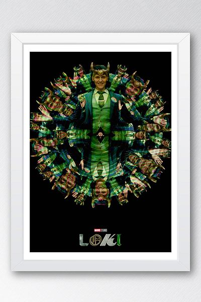 Saturn Pictură înrămată Loki - Pictură poster din seria Marvel
