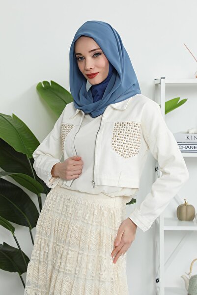 Aisha's Design Combed Cotton Inner Bonnet Chiffon Shawl,PS-45