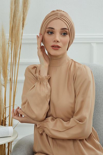 Aisha's Design موديل B-13 بونيم قطن ممشط مطوي