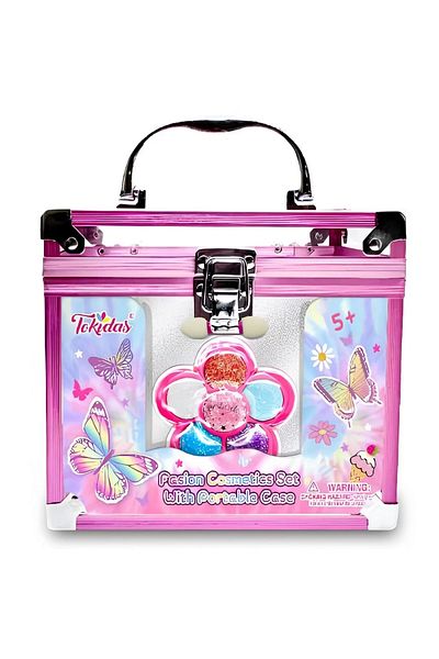 Tower Toys مجموعة مستحضرات التجميل والمكياج - محمولة في صندوق، قابلة للقيادة، للأميرة الصغيرة