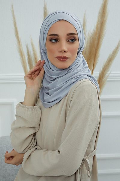 Ayşe Tasarım Cross Sewing Practical Combed Cotton Shawl, CPS-31