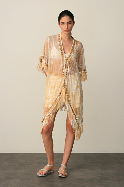 LEVLA PARIS Lace Kimono
