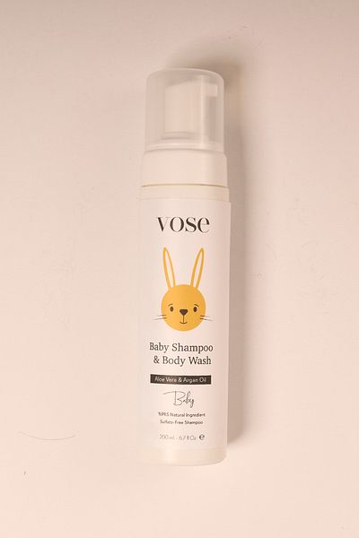 Vose Baby Hair & Body Foam Shampoo 200ml