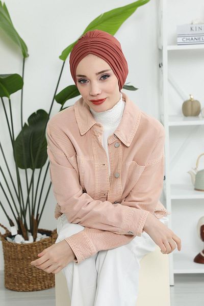 Aisha's Design موديل B-13 بونيم قطن ممشط مطوي