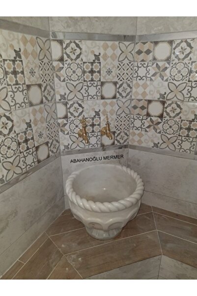 ABAHANOĞLU MERMER mermer kurna, banyo seti, banyo dekorasyon, mermer banyo ku...