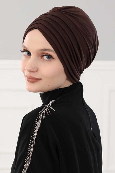 Aisha's Design موديل B-13 بونيم قطن ممشط مطوي