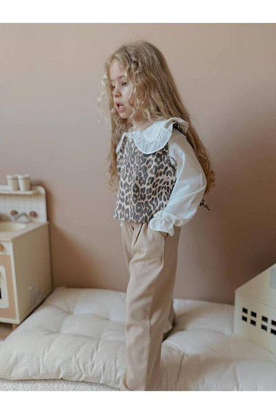 YİGİT BUTİK Yigit Boutique Girl's Set with Vest