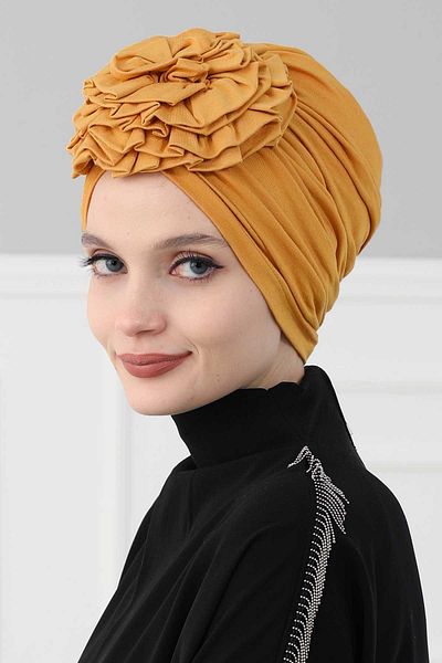 Aisha's Design Rose Combed Cotton Bonnet - B-21 Model