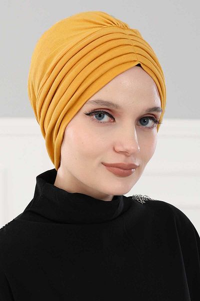 Aisha's Design B-13 Model Pleated Combed Cotton Bonem