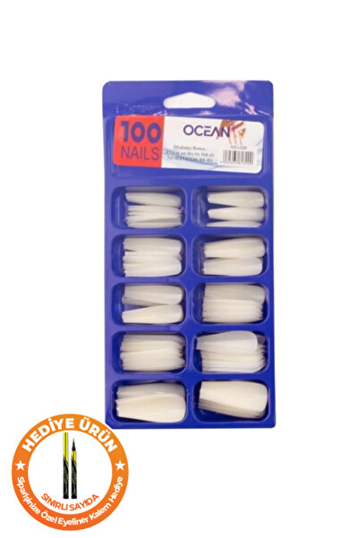 Ocean 100'lü Kutulu Balerin Protez Takma Tırnak 239