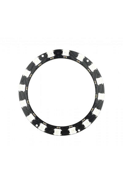 Genel Markalar 16 Bit NeoPixel Halka Ring WS2812B 5050 Rgb Led Modül 16’lı Dijital Adreslenebilir Lamba Programlan