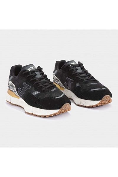 Kocamanlar Ayakkabı Унисекс спортни обувки Joma C-1992 от естествена кожа, ЧЕРНО-БЕЛИ