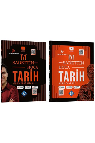 KR Akademi Yayınları Kr Akademi 2025 Tyt Tarih Sadettin Hoca Video Ders Kitab...