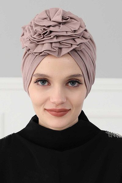 Aisha's Design Rose Combed Cotton Bonnet - B-21 Model