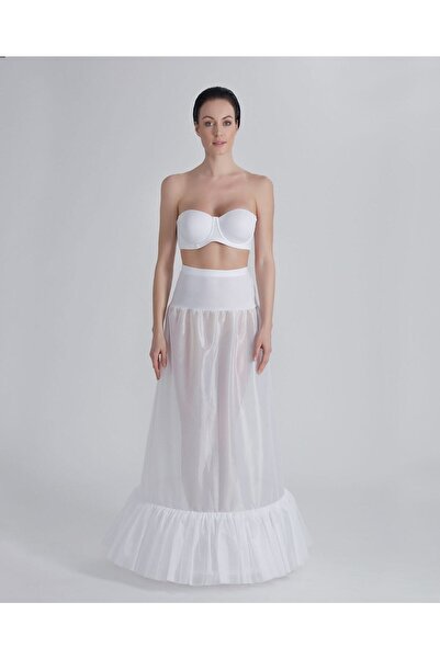 MK MODA ATELİER Kadın 2 Telli Fırfırlı Jupon Tarlatan