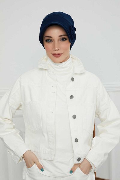 Aisha's Design Flower Accessory Brim Hat - Bonnet, B-72