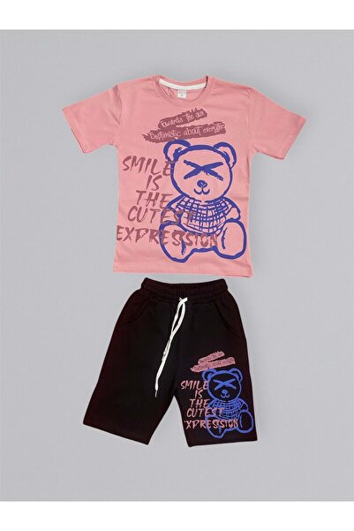 Mnk Baby&Kids Σετ μπλουζάκι και σορτς για αγόρια- στάμπα, M00715 ΠΛΑΚΑΚΙ