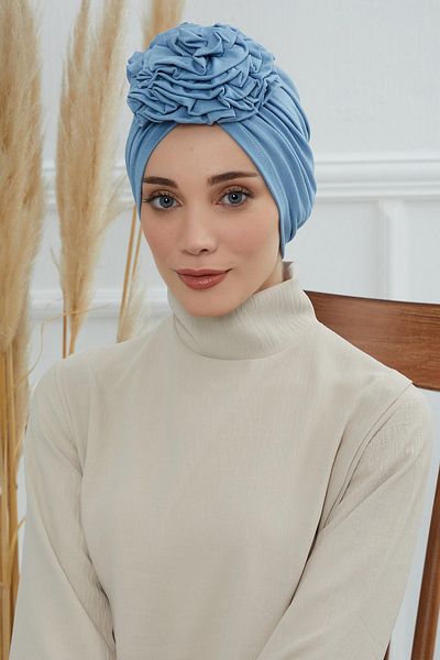 Aisha's Design Rose Combed Cotton Bonnet - B-21 Model