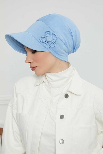 Aisha's Design Flower Accessory Brim Hat - Bonnet, B-72