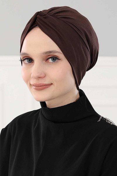 Aisha's Design بونيه من القطن الممشط - موديل B-4