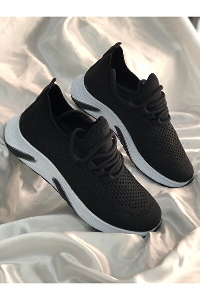 Hg Ayakkabı Rona Black-White Kit Sneaker