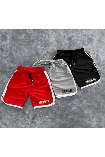 YOHO SPORT New Season Trend Honeycomb υφασμάτινο σορτς 3 τεμαχίων Brooklyn printed