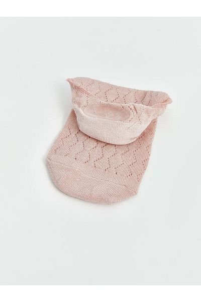 LC Waikiki Дамски чорапи с ажурна принт LCW DREAM, сиви, 3 броя
