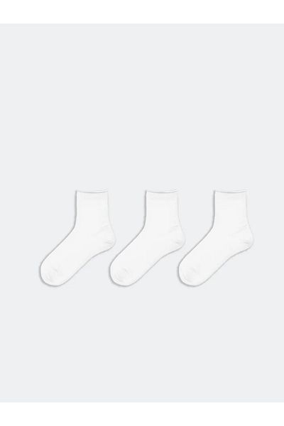LC Waikiki Lcw Dream White Women's Straight Socks 3 Pack