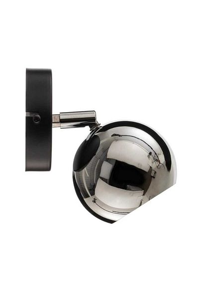 demet habek mylights Mylights Chrome Spotlight Single Kure Gun with Heat Bulb Movable Wall Sconce Night Light Reading