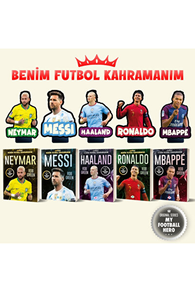 dokuzyayinlari NEYMAR -  MESSİ -  HAALAND - RONALDO -  MBAPPE BİBLO VE BEZ ÇA...