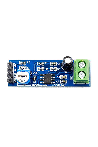Alkatronik LM386 Ses Kuvvetlendirici Modül DC 5V / 12V Mono Ayarlanabilir Ses...