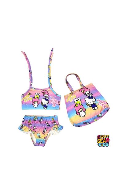 Gadget Gear Character Printed Girl's Bikini Set