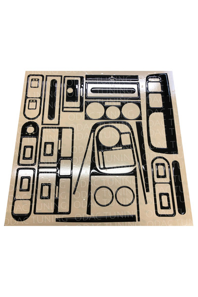 ODAC TUNING VW Bora Torpedo - مجموعة طلاء أسود بيانو أسود