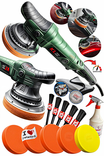 PROXTECH Profesyonel Orbital Eksantrik  Pasta Cila Parlatma Devir Ayarlı 150m...