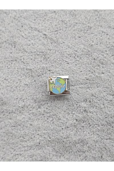 SiestaAccessories Italian Writing Bracelet Charm - Explore