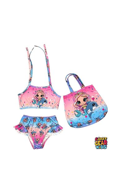 Gadget Gear Character Printed Girl's Bikini Set