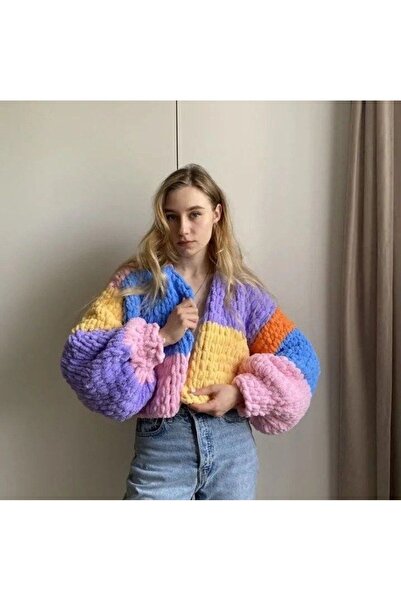 SMYY Cardigan lung umflat