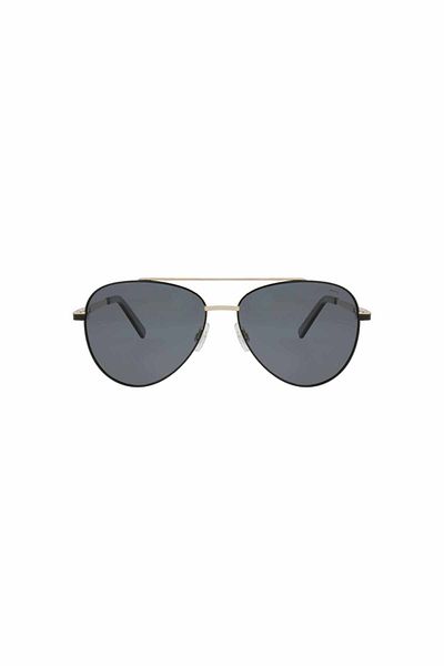 INVU 1304 A Black Gold color sunglasses Unisex