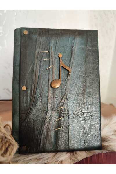 Legend Deri ورق كرافت من الجلد الطبيعي بموضوع NOTA - دفتر ملاحظات يومي وذكريا...